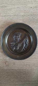 Tinnen Wandplaat Decoratie Jaren '70/'80, Ophalen