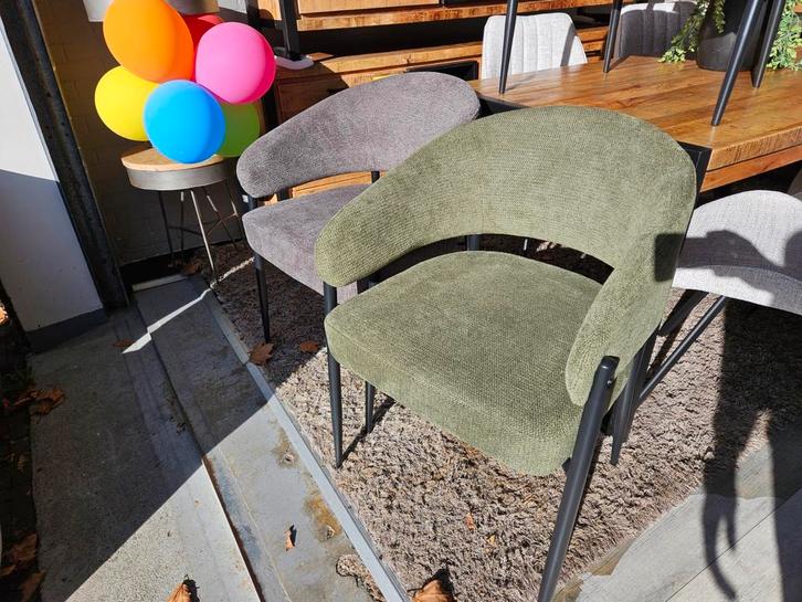 Stoel City stof Antraciet,Groen of Wit super comfort NIEUW, Huis en Inrichting, Stoelen, Nieuw, Vijf, Zes of meer stoelen, Stof