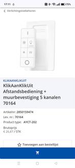 KlikAanKlikUit Afstandsbediening - Zo Goed Als Nieuw, Ophalen of Verzenden, Zo goed als nieuw, Overige typen