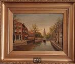 Prachtig schilderij van Amsterdam, Antiek en Kunst, Ophalen of Verzenden
