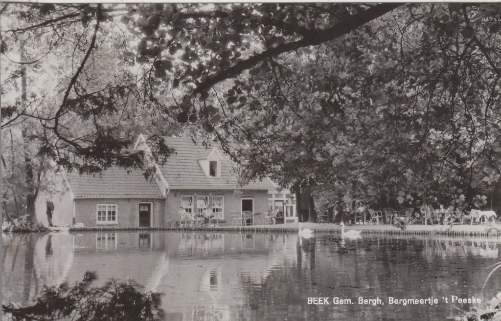 D470 ansichtkaar beek bergh bergmeertje peeske jaren 60, Ophalen of Verzenden, 1960 tot 1980, Gelopen, Gelderland