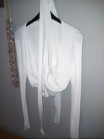 By Clara overslag vest maat S/M off white, Maat 38/40 (M), Ophalen of Verzenden, Lange mouw, Wit