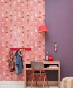 Kinderbehang Bloem Bohemian Roze Bibelotte, Nieuw, Ophalen of Verzenden, Wanddecoratie, Info@bibelotte.nl