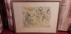Gravure De drie Gratiën van Salvador Dali., Antiek en Kunst, Ophalen