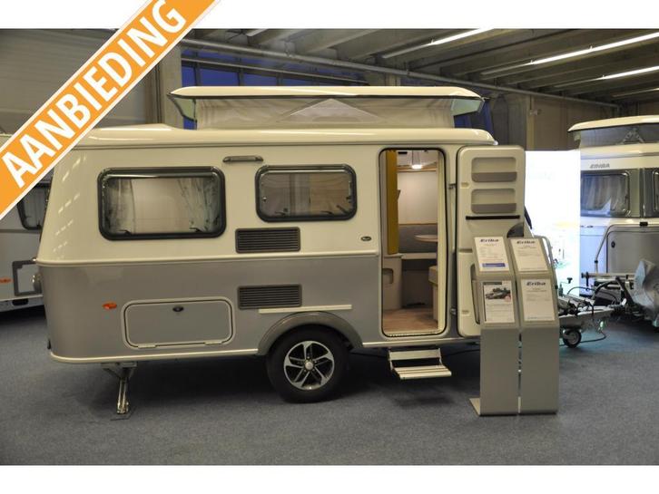 Eriba Touring 430; URBAN editie, Caravans en Kamperen, Caravans, Bedrijf, tot en met 2, 750 - 1000 kg, Standaardzit, Eriba, Dwarsbed