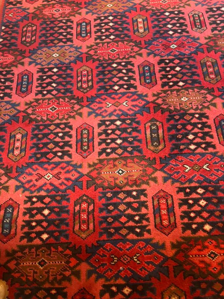 Groot vloerkleed met franjes 300x200cm echt mooie kleed echt, Huis en Inrichting, Stoffering | Tapijten en Kleden, Zo goed als nieuw