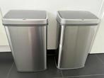 2 prullenbakken met sensor van het merk Homra, Huis en Inrichting, Woonaccessoires | Prullenbakken, Ophalen, Gebruikt, 40 liter of meer