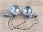 Set van twee vintage motorfiets koplampen, Ophalen of Verzenden, Gebruikt