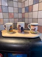 3 Bone China kommen,England,hoogte 10 en 10.5 cm,doorsnee 7, Antiek en Kunst, Ophalen of Verzenden