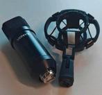 Vonyx Condensator Microfoon + Shock Mount, Ophalen of Verzenden, Gebruikt, Studiomicrofoon