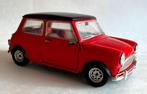 Mini Cooper rood-zwart dak Majorette., Ophalen of Verzenden, Zo goed als nieuw, Auto, Bburago