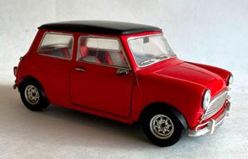 Mini Cooper rood-zwart dak Majorette.  beschikbaar voor biedingen