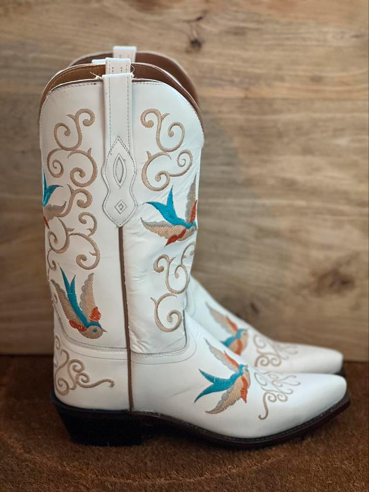 Bootstock Dappermaentje Woman 41, Kleding | Dames, Schoenen, Nieuw, Hoge laarzen, Wit, Ophalen of Verzenden