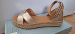 Nieuwe goudkleurige sandalen Manfield, Overige kleuren, Nieuw, Sandalen of Muiltjes, Ophalen of Verzenden