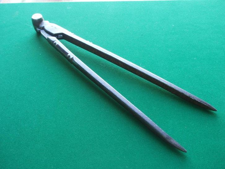 Antieke smeedijzeren passer -  18e eeuw, Antiek en Kunst, Antiek | Gereedschap en Instrumenten, Ophalen of Verzenden