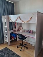 Hoogslaper met bureau en opbergruimte (voor m/j), Kinderen en Baby's, Kinderkamer | Stapelbedden en Hoogslapers, Ophalen, Gebruikt