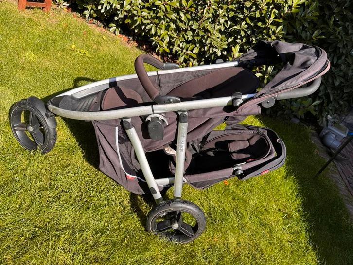 Phil & Ted robuuste dubbele kinderwagen, Kinderen en Baby's, Buggy's, Gebruikt, Overige merken, Duomodel, Verstelbare rugleuning