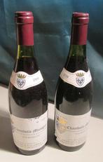 2 flessen - Chambolle-Musigny 'Tournelles' - 1989, Verzamelen, Frankrijk, Ophalen of Verzenden, Zo goed als nieuw, Rode wijn