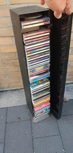Cd rek incl diverse CD's, Ophalen, Gebruikt, Cd's