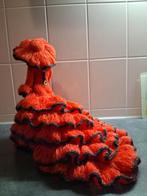 Gehaakt teenerpop barbie met gala jurk en hoed, Ophalen of Verzenden, Zo goed als nieuw, Haken, Wol of Garen