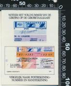 Sticker: Giropas Girobetaalkaart - Noteer en vergelijk (3), Ophalen of Verzenden, Zo goed als nieuw, Bedrijf of Vereniging