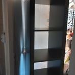 zwarte vakkenkast voor een prikkie, Huis en Inrichting, Ophalen, Met plank(en), Minder dan 50 cm, Zo goed als nieuw