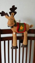 Kerstdecoratie rendier Rudolph Kerst, Diversen, Kerst, Verzenden, Zo goed als nieuw