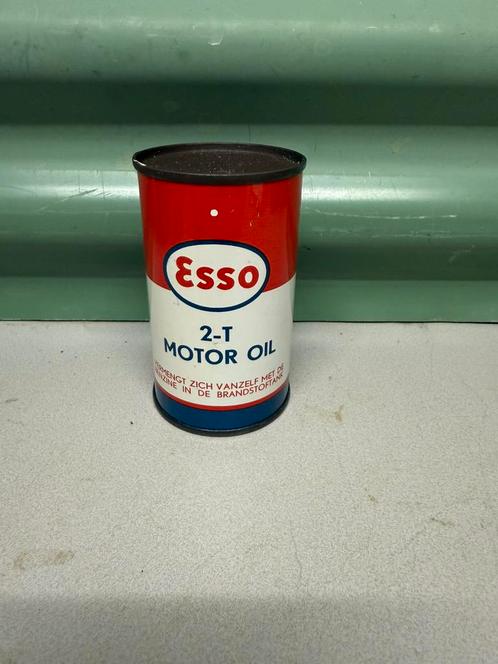 Ongeopend Esso 2takt motorolie blik, Verzamelen, Merken en Reclamevoorwerpen, Nieuw, Ophalen of Verzenden