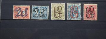 Nederland NVPH 114-118 Gestempeld  beschikbaar voor biedingen