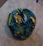 Leuke poef met jungle print (zgan), Ophalen, Overige materialen, Gebruikt, Schaal