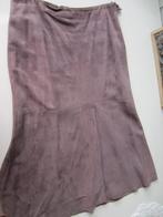 ARMA leder; goat suede rok, maat 38, paars, Maat 38/40 (M), Ophalen of Verzenden, Zo goed als nieuw, Onder de knie