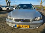 Volvo V70 2.4 T 200PK AUT 2001 youngtimer  Grijs, Auto's, Volvo, 1800 kg, Zwart, Regensensor, Stationwagon