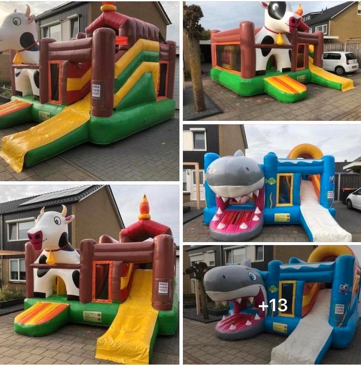 Springkussens, tenten, tafels en meer te huur!, Hobby en Vrije tijd, Feestartikelen | Verhuur, Zo goed als nieuw, Verjaardag, Ophalen