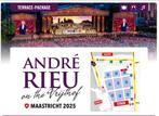 Andre Rieu - 2x terrasarrangement met diner - 6 juli, Twee personen, Januari