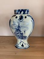 Mooie, Delftsblauwe vaas!, Blauw, Aardewerk of Porselein, Ophalen of Verzenden, Zo goed als nieuw
