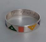 Zilveren ring met motief 925 zilver maat 16,5, Ophalen of Verzenden, Kleiner dan 17, Zilver, Zilver