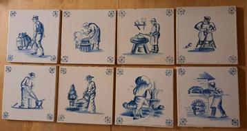 Tegels Ambachten - Set van 8 beschikbaar voor biedingen