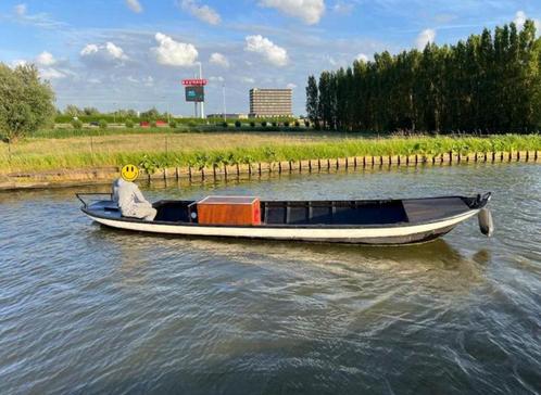 Schuit - 8,5 meter lang - goed onderhouden, Watersport en Boten, Platbodems, Gebruikt, 6 tot 9 meter, Staal, Diesel, Ophalen