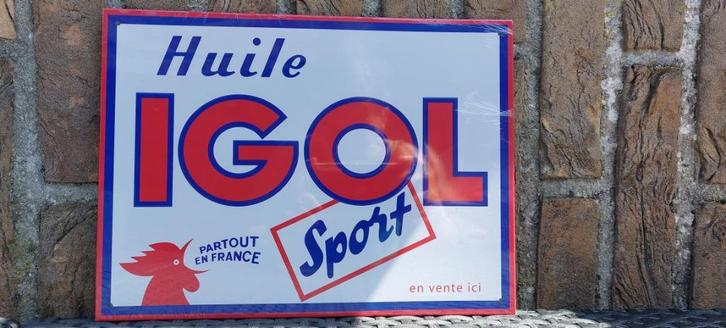 Reclamebord Igol, Verzamelen, Automerken, Motoren en Formule 1, Nieuw, Auto's, Ophalen of Verzenden