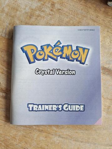 Pokemon Crystal Manual Gameboy Color beschikbaar voor biedingen