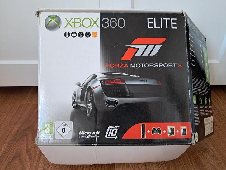 Xbox 360 Elite met veel spellen en 5 controllers, Spelcomputers en Games, Spelcomputers | Xbox Original, Gebruikt, Met 3 controllers of meer