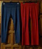 𝟮X👖【★★★★✩】║ᵀᴬᴵᴸᴸᴱ/𝟰𝟲cm║ ♀️ broek【oa.COOLCAT】blw, rood, Ophalen of Verzenden, Zo goed als nieuw, Maat 46/48 (XL) of groter
