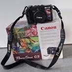 Canon Power Shot G5 in doos met handleiding + leren draagtas, Ophalen of Verzenden, Zo goed als nieuw, Canon, 4 t/m 7 keer