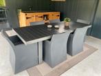 Tuinset Haans Lifestyle 6-persoons, Ophalen, Gebruikt, 6 zitplaatsen, Aluminium
