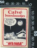Sticker: Calve - Borrelnootjes - Jofel nootje (2), Ophalen of Verzenden, Zo goed als nieuw, Bedrijf of Vereniging