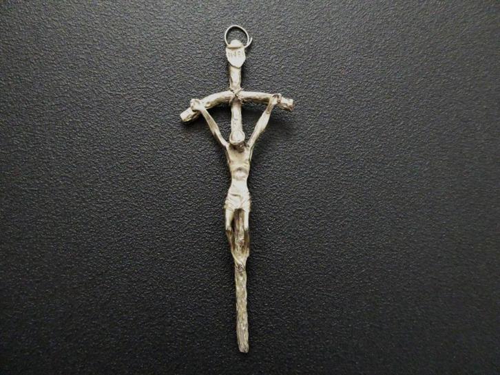 Pauselijk kruisbeeld kruis kruis hanger kruisstaf van  Paus, Antiek en Kunst, Antiek | Religie, Ophalen of Verzenden