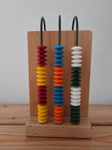 Vintage Houten Abacus / Rekenrek beschikbaar voor biedingen