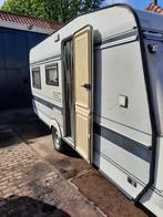 Te koop caravan hobby prestige met voortent, Caravans en Kamperen, Caravans, Voortentlamp, Dwarsbed, 1000 - 1250 kg, 5 tot 6 meter