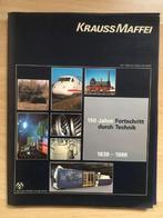 boek over Krauss Maffei treinen en auto's 1988, Verzenden, Gelezen, Trein