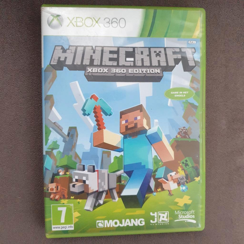 Minecraft Xbox 360, Spelcomputers en Games, Games | Xbox 360, Zo goed als nieuw, Avontuur en Actie, 1 speler, Vanaf 7 jaar, Eén computer